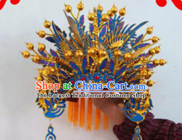 Chinese Traditional Beijing Opera Diva Headwear Ancient Imperial Concubine Phoenix Coronet for Women