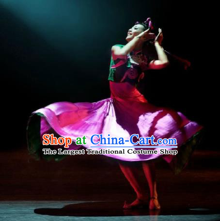 Chinese Traditional Dance Clothing Classical Dance Stage Performance Costume for Women
