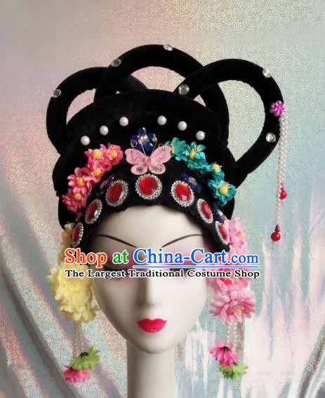Chinese Traditional Beijing Opera Wigs and Hairpins Peking Opera Peri Hair Accessories for Women