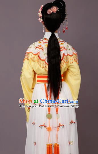 Chinese Traditional Beijing Opera Princess Costume Peking Opera Diva White Dress for Women