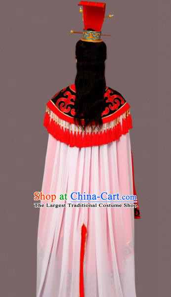 Chinese Traditional Peking Opera Prince Red Robe Beijing Opera Niche Embroidered Costume for Men