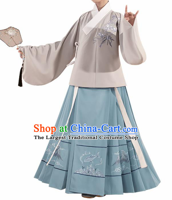 Chinese Traditional Hanfu Dress Ancient Ming Dynasty Nobility Lady Costume for Women
