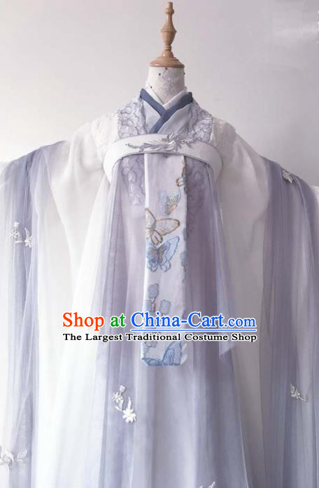 Chinese Traditional Cosplay Princess Costume Ancient Tang Dynasty Palace Lady Hanfu Dress for Women