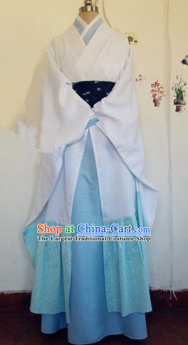 Chinese Traditional Cosplay Costume Ancient Swordsman Hanfu Clothing for Men