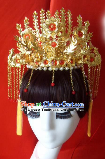 Chinese Traditional Goddess Hair Accessories Ancient Princess Phoenix Coronet for Women