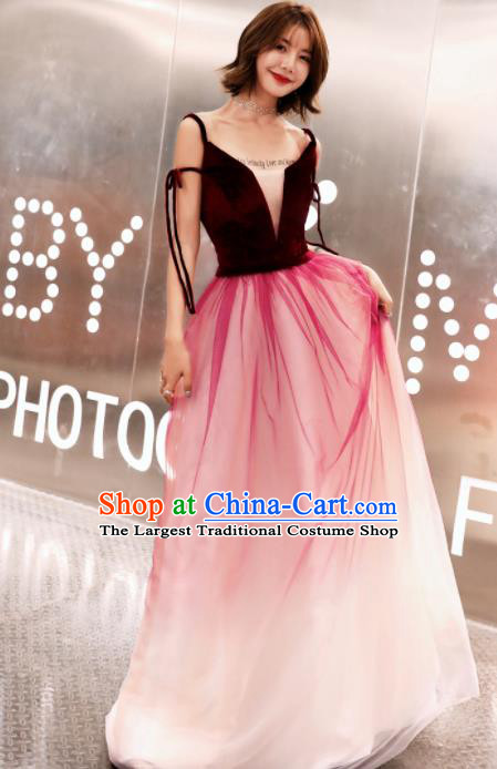 Professional Compere Full Dress Top Grade Modern Dance Stage Performance Costume for Women