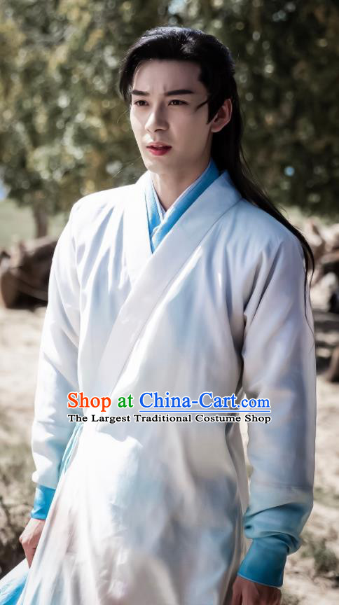 Traditional Chinese Ancient Drama Swordsman Replica Costume Tang Dynasty Nobility Childe Hanfu Clothing for Men