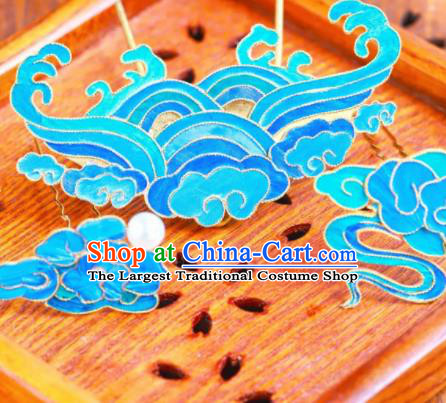 Chinese Traditional Hair Accessories Ancient Palace Handmade Hanfu Clouds Hairpins for Women