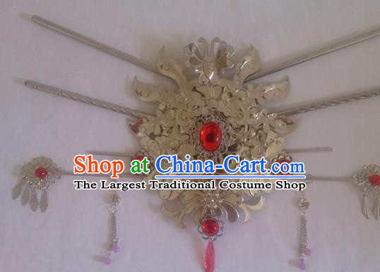 Chinese Ancient Princess Hair Crown Hairpins Traditional Palace Hair Accessories for Women