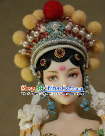 Chinese Ancient Beijing Opera Empress Phoenix Coronet Headwear Hairpins Traditional Palace Hair Accessories for Women