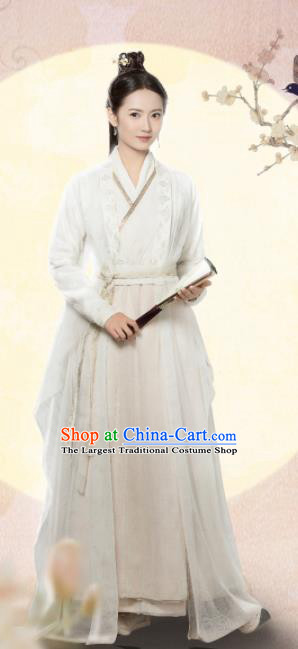 Drama Relying on Heaven to Slaughter Dragons Chinese Ancient Yuan Dynasty Princess Swordswoman Zhao Min Costume and Headpiece for Women