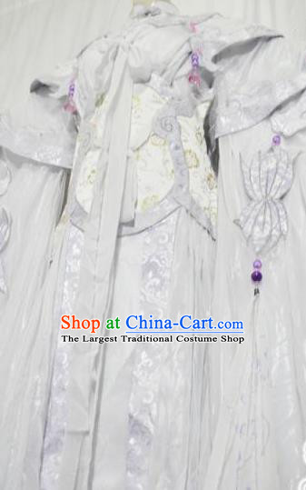 Traditional Chinese Court Princess Hanfu Dress Ancient Swordswoman Embroidered Costume for Women