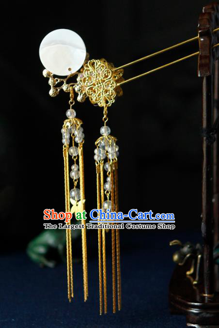 Traditional Chinese Wedding Hairpins Tassel Step Shake Handmade Ancient Bride Hair Accessories for Women