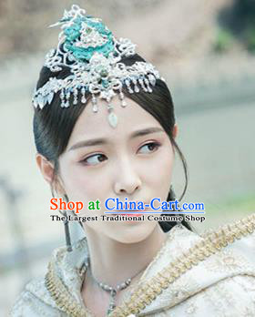 Handmade Chinese Hairdo Crown Traditional Hanfu Hairpins Ancient Tang Dynasty Princess Hair Accessories for Women