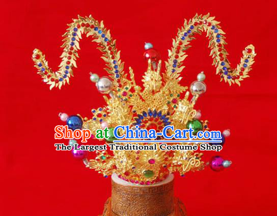 Handmade Chinese Traditional Hair Accessories Ancient Prince Swordsman Hairdo Crown for Men