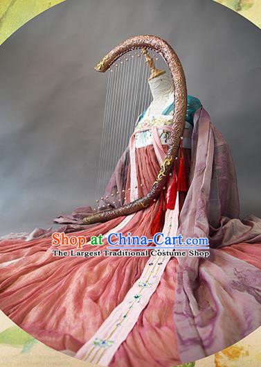 Chinese Traditional Cosplay Princess Costume Ancient Tang Dynasty Hanfu Dress for Women