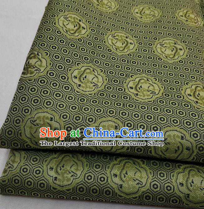 Chinese Traditional Tang Suit Satin Fabric Royal Pattern Brocade Material Classical Silk Fabric
