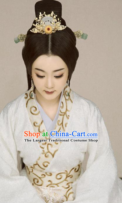 Chinese Ancient Imperial Consort Hanfu Dress Traditional Han Dynasty Court Concubine Historical Costume for Women