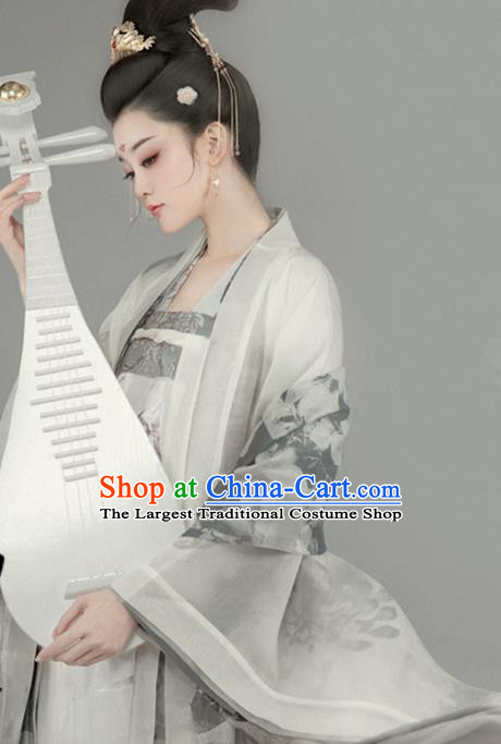 Chinese Ancient Palace Concubine Hanfu Dress Traditional Tang Dynasty Queen Historical Costume for Women