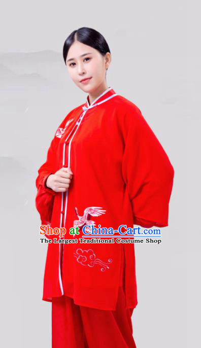 Chinese Traditional Martial Arts Competition Costume Tai Ji Kung Fu Training Clothing for Women