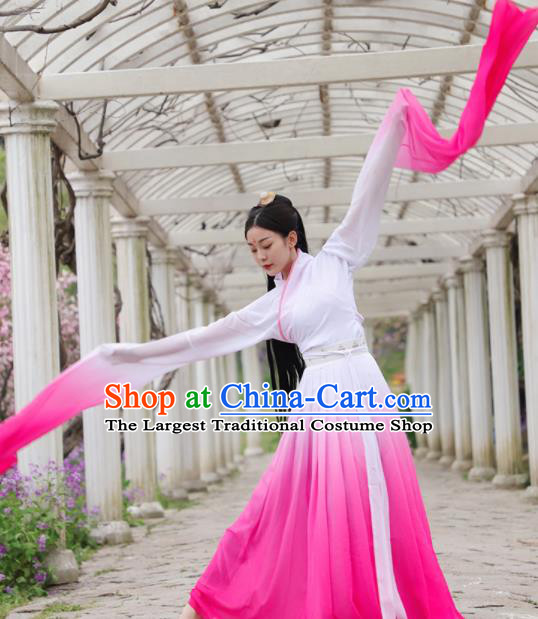 Chinese Ancient Dancer Hanfu Dress Han Dynasty Palace Princess Historical Costume for Women