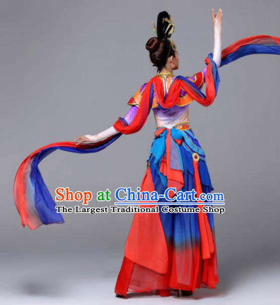 Chinese Traditional Dunhuang Flying Apsaras Dance Costume Classical Dance Stage Performance Dress for Women