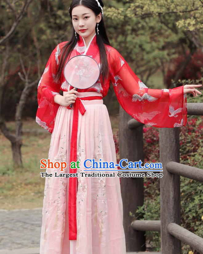 Chinese Ancient Hanfu Dress Ming Dynasty Nobility Lady Princess Historical Costume for Women