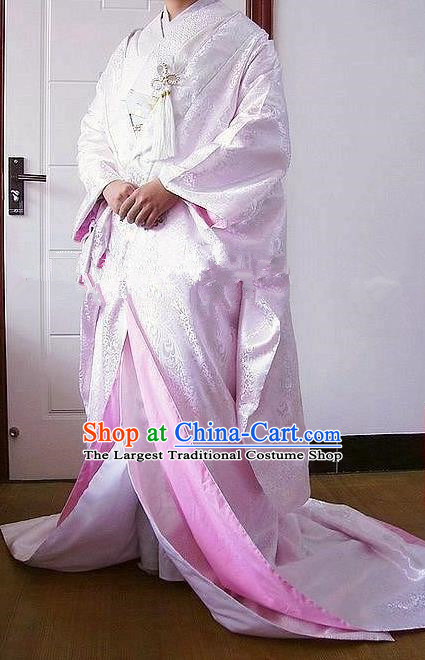 Japanese Traditional Wedding White Silk Shiromuku Furisode Kimono Asian Japan Costume Geisha Yukata Dress for Women
