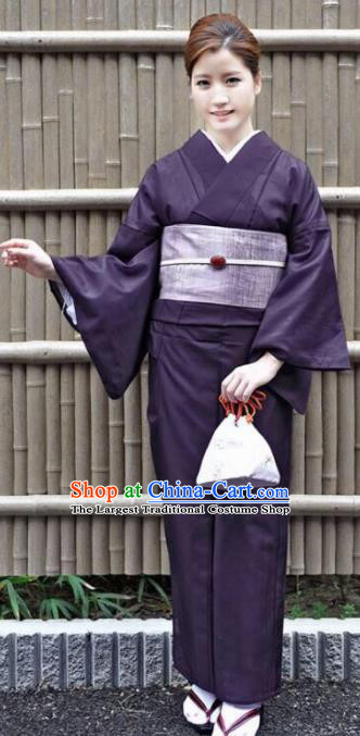 Purple sale kimono dress