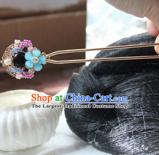 Traditional Chinese Ancient Princess Flower Hair Clip Hairpins Handmade Hanfu Hair Accessories for Women