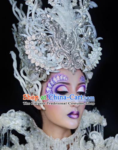 Top Grade Halloween Hair Accessories Handmade Cosplay Queen Fancy Ball Hat Headwear for Women