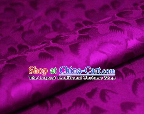 Chinese Classical Pattern Design Rosy Brocade Satin Cheongsam Silk Fabric Chinese Traditional Satin Fabric Material