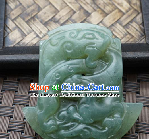 Chinese Ancient Carving Jade Pendant Traditional Handmade Jade Craft Jewelry Decoration Accessories