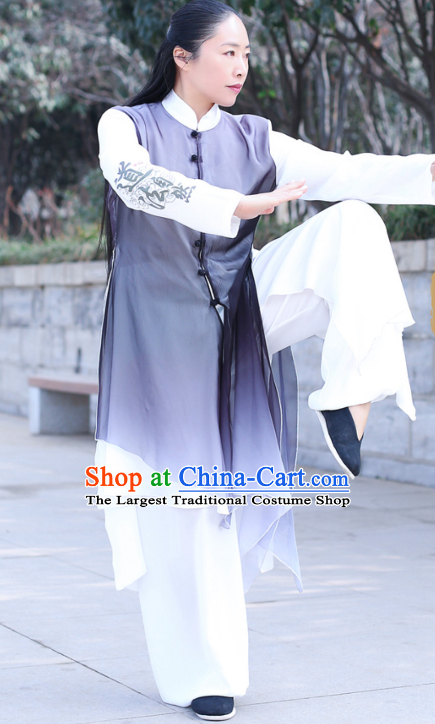 Tai Chi Taiji Kung Fu Uniforms Master Dresses