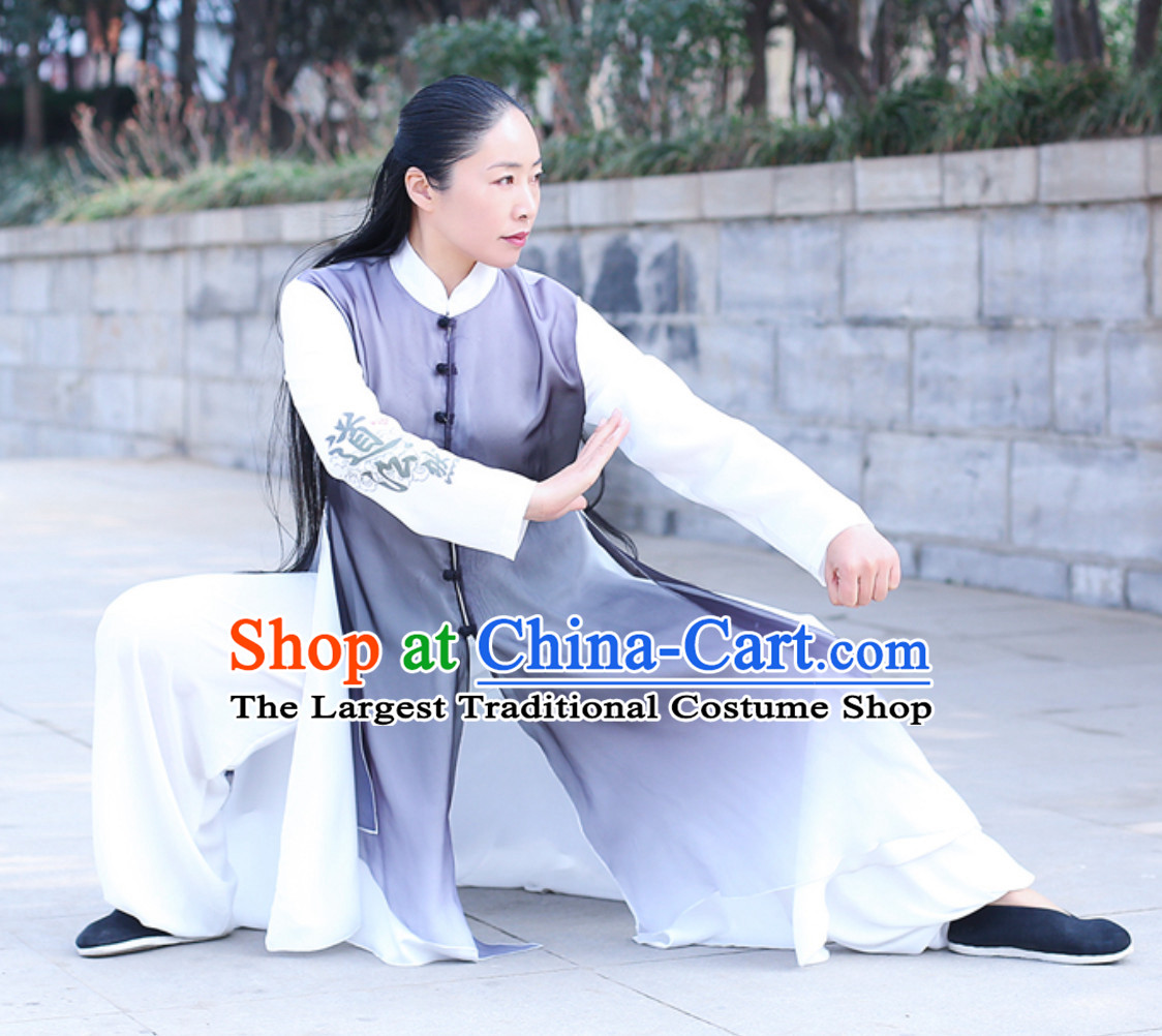 Tai Chi Taiji Kung Fu Uniforms Master Dresses