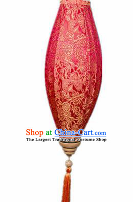 Handmade Chinese Traditional Lantern Red Silk Lanterns Ceiling Lamp New Year Lantern