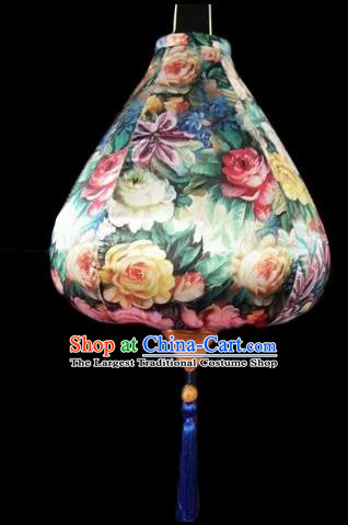 Chinese Traditional Lantern Handmade Printing Lanterns Ceiling Lamp New Year Lantern