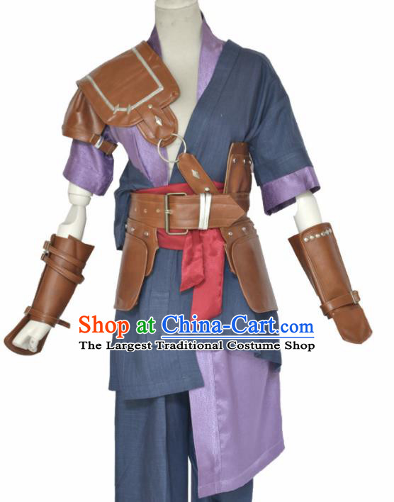 Traditional Chinese Cosplay Swordsman Clothing Ancient Young Hero Costume for Men