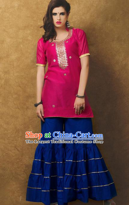 South Asian India Traditional Costume Asia Indian National Punjabi Suit for Women