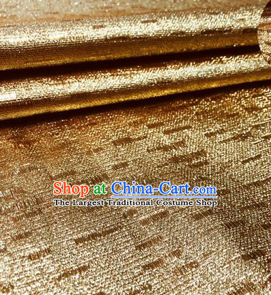 Chinese Traditional Hanfu Silk Fabric Classical Pattern Design Golden Brocade Tang Suit Fabric Material