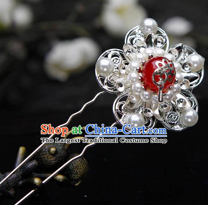 China Ancient Princess Plum Blossom Hairpins Chinese Traditional Hanfu Hair Accessories for Women
