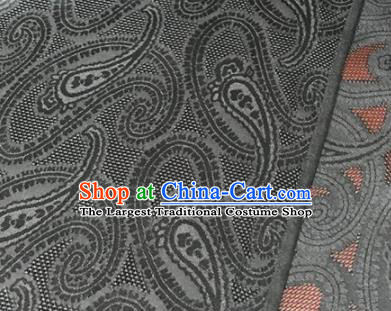 Chinese Traditional Pattern Design Grey Brocade Fabric Asian Silk Fabric Chinese Fabric Material