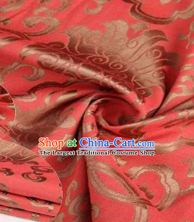 Chinese Classical Didymaotus Pattern Design Brocade Traditional Hanfu Silk Fabric Tang Suit Fabric Material