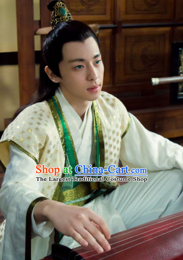 Chinese Ancient Shang Dynasty Nobility Childe Clothing Drama The Legend of Deification Zi Xu Costume for Men