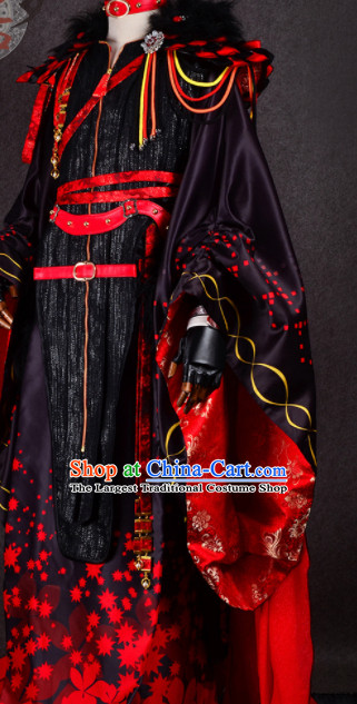 Chinese Traditional Cosplay Royal Highness Wedding Costume Ancient Swordsman Hanfu Clothing for Men