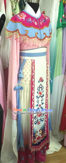 Chinese Traditional Opera Princess Water Sleeve Dress Ancient Beijing Opera Diva Embroidered Costume for Women