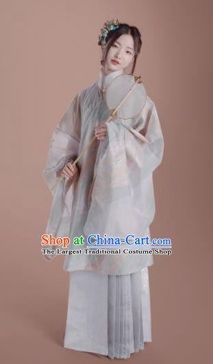 Chinese Traditional Ming Dynasty Nobility Lady Hanfu Dress Ancient Court Princess Replica Costume for Women