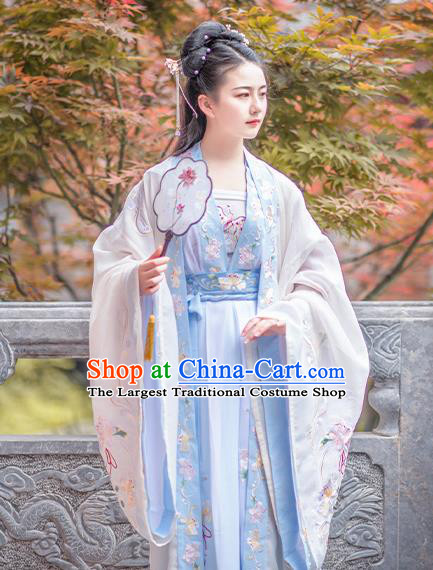 Chinese Ancient Ming Dynasty Princess Hanfu Dress Antique Traditional Court Lady Historical Costume for Women