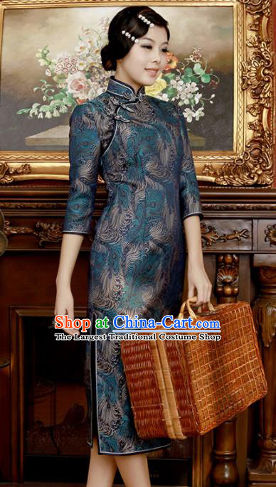 Chinese Traditional Customized Cheongsam National Costume Classical Qipao Dress for Women