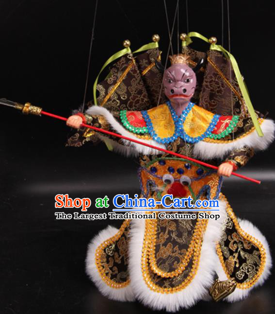 Traditional Chinese Handmade Bull Demon King Puppet Marionette Puppets String Puppet Wooden Image Arts Collectibles